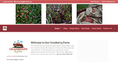 Desktop Screenshot of cranberrybogtours.com
